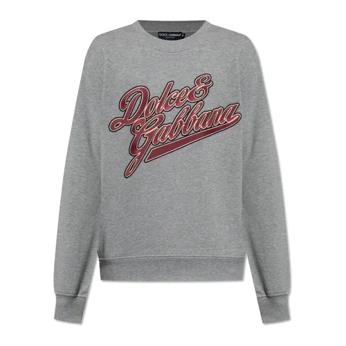 Sweatshirt with logo - Dolce & Gabbana - Modalova