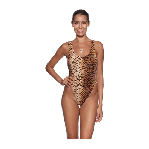 Cheetah Print Swimsuit - Reina Olga - Modalova