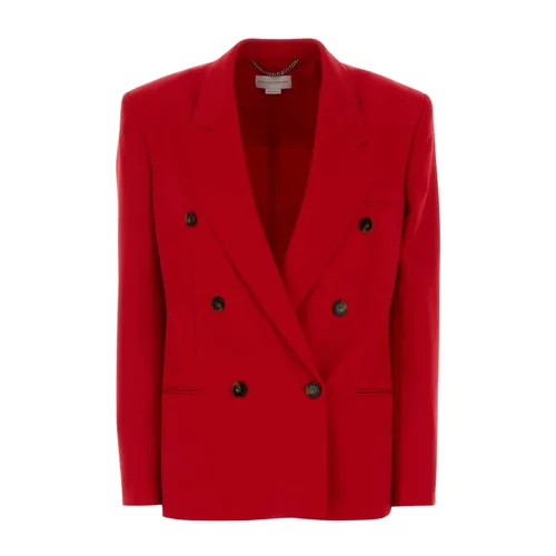 Double-Breasted Wool Blazer - Stella McCartney - Modalova