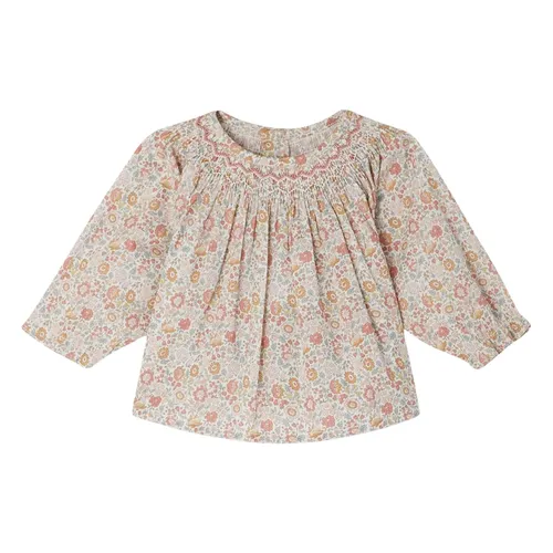 Griotte Smocked Blouse Multicolour - Bonpoint - Modalova