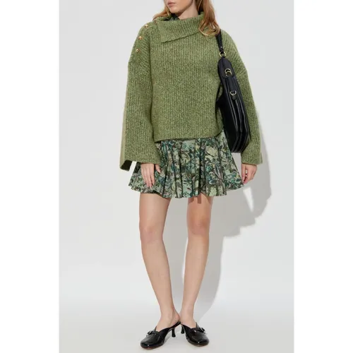 Wool Turtleneck - Ganni - Modalova