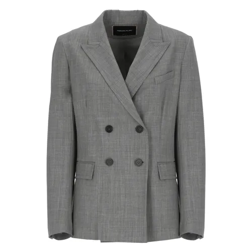 Blazer de Lana - Fabiana Filippi - Modalova