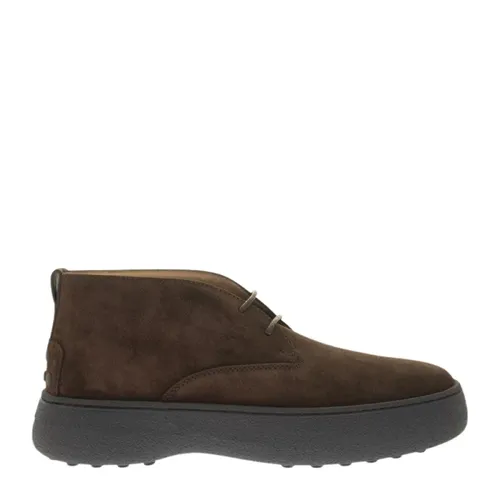 Suede Leather Ankle Boots - Tod's - Modalova