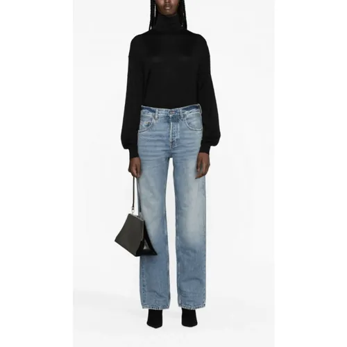 Cozy Wool High-Neck Jumper - Saint Laurent - Modalova