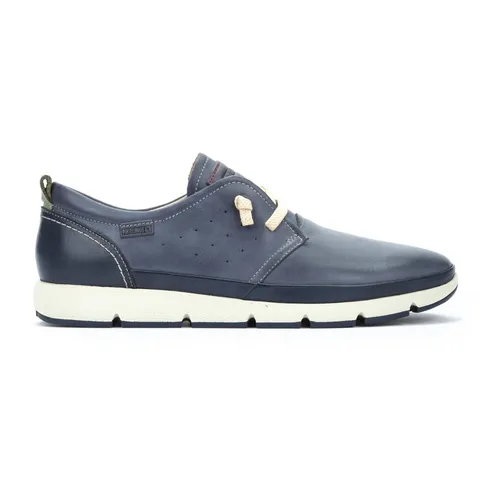 Zapato de hombre azul con cordones - Pikolinos - Modalova