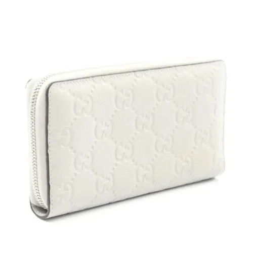 Pre-owned Leather Wallet - Gucci Vintage - Modalova