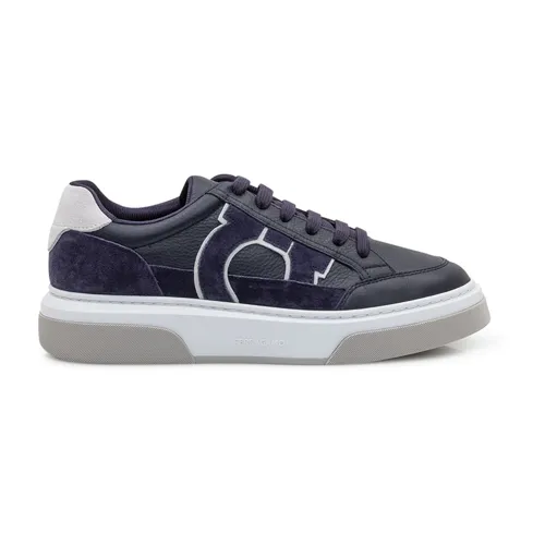 Gancini Low-Top Sneaker - Ferragamo - Modalova