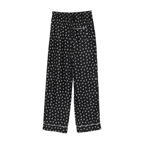 Wide Trousers - Moschino - Modalova