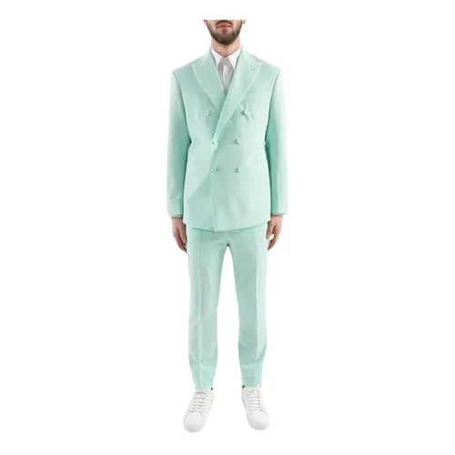 Double-Breasted Suit Abito - Corsinelabedoli - Modalova