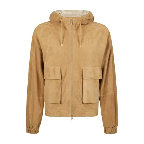 Chaqueta de Cuero - Eleventy - Modalova