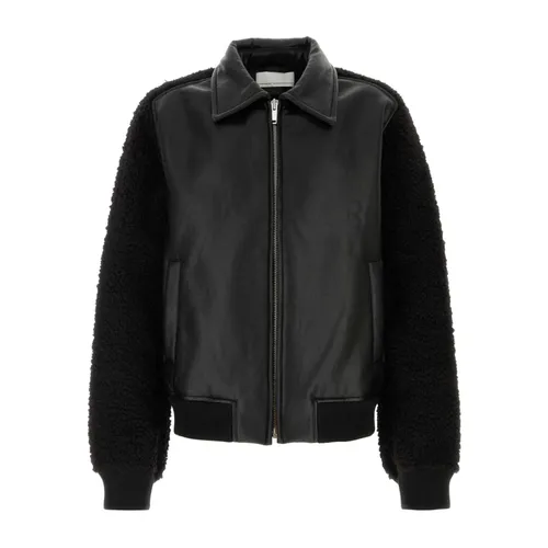 Synthetic Leather Jacket - Random Identities - Modalova