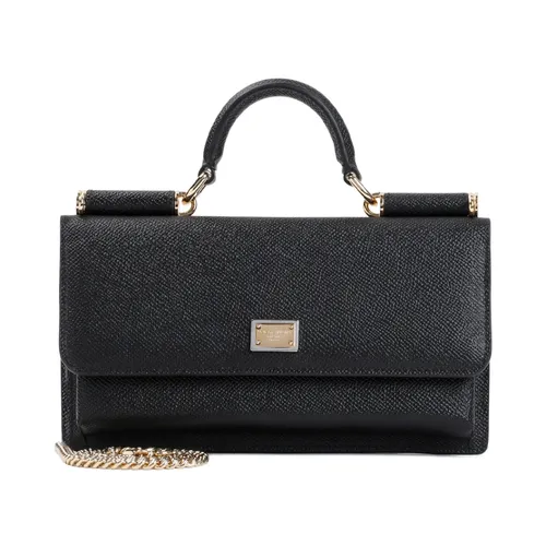 Dauphine Phone Bag in Black - Dolce & Gabbana - Modalova