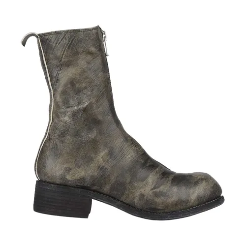 Boot with front zip - Guidi - Modalova