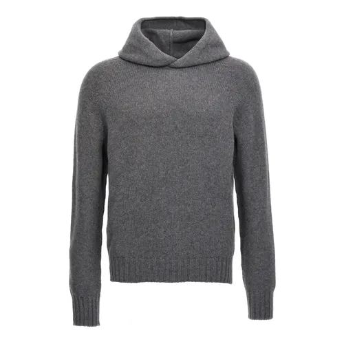 Wool Hooded Sweater - Ma'ry'ya - Modalova