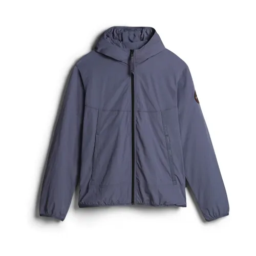 Blue Grisail Jacket with Zip Fastening - Napapijri - Modalova