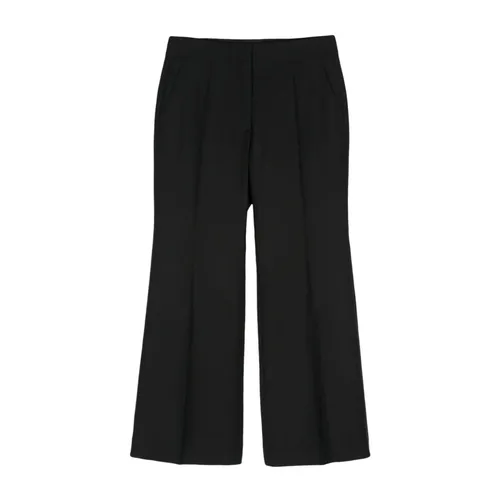 Black Wool Blend Tailored Trousers - Givenchy - Modalova