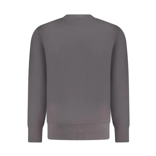 Black Cotton Crew Neck Sweatshirt - Calvin Klein - Modalova