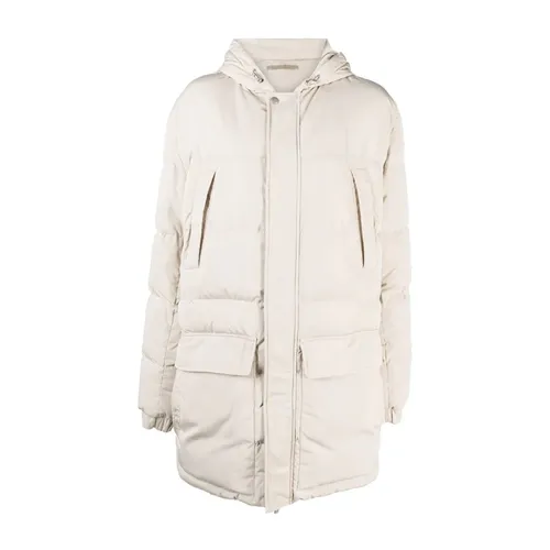 Beige Puffer & Down Jacket - Eleventy - Modalova