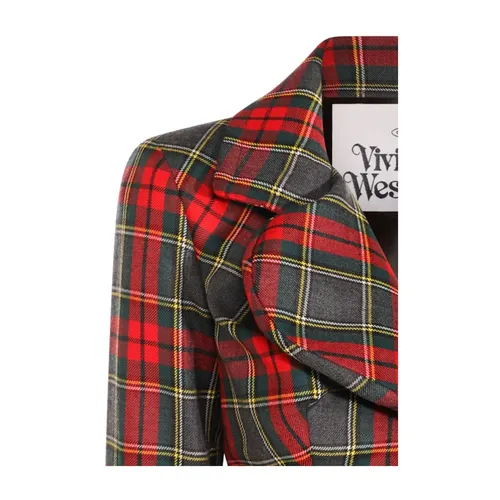 Red Black Notch Lapel Jacket - Vivienne Westwood - Modalova