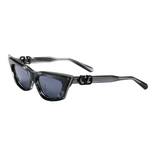 Goldcut Sunglasses - Black Swirl Rhodium - Valentino - Modalova