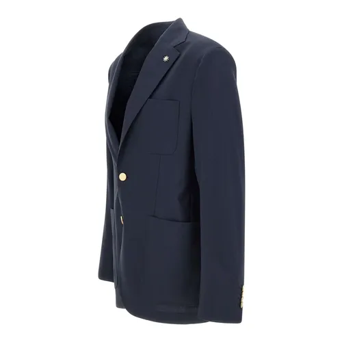Wool Blazer - Manuel Ritz - Modalova