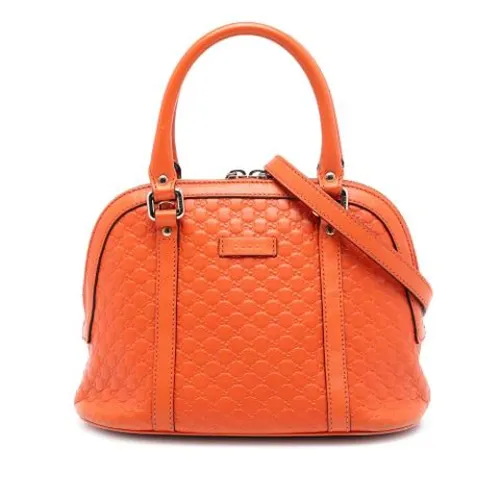 Pre-owned Leather Handbag - Gucci Vintage - Modalova