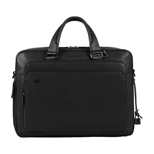 Black Square Briefcase - Piquadro - Modalova