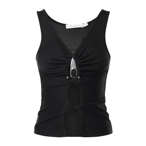 Crystal Pendant Open Twist Tank - Christopher Esber - Modalova