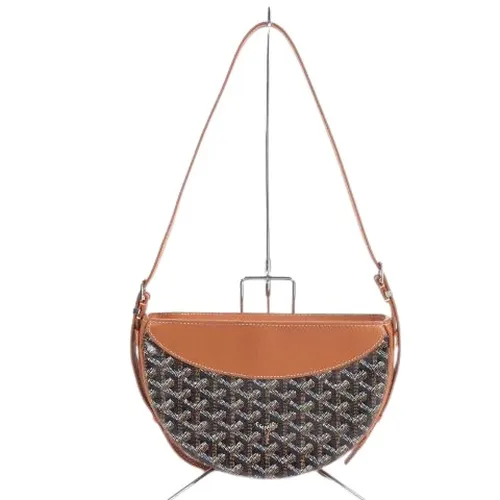 Pre-owned Hirondelle Goyardin Canvas Shoulder Bag - Goyard Vintage - Modalova