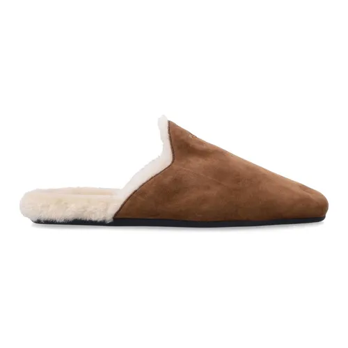 Suede Mules - Prada - Modalova