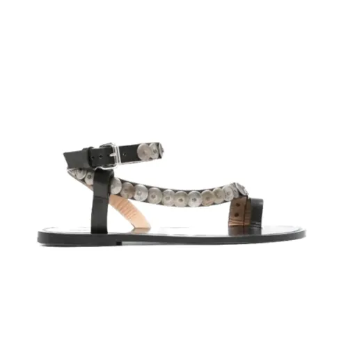 Studded Leather Flat Sandals - Isabel Marant - Modalova