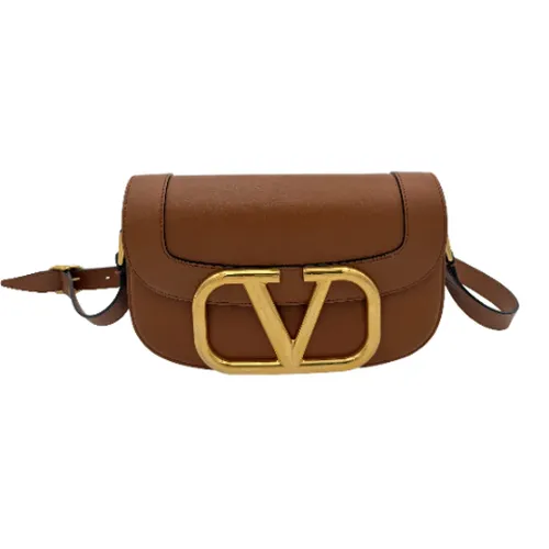 Pre-owned Leather Shoulder Bag - Valentino Vintage - Modalova