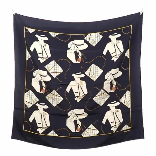 Pre-owned > Pre-owned Accessories > Pre-owned Scarves - - Chanel Vintage - Modalova