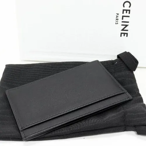 Pre-owned Leather Wallet - Celine Vintage - Modalova