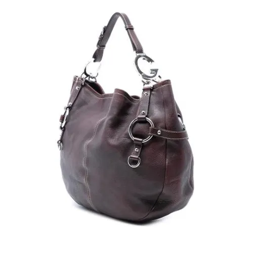 Pre-owned Leather Tote - Gucci Vintage - Modalova