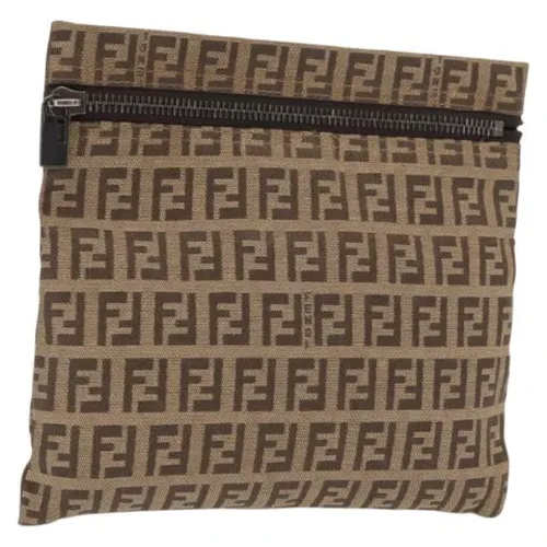 Pre-owned Canvas Clutch - Fendi Vintage - Modalova