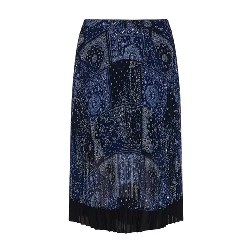 Falda Midi Plisada Relaxed - Tommy Hilfiger - Modalova
