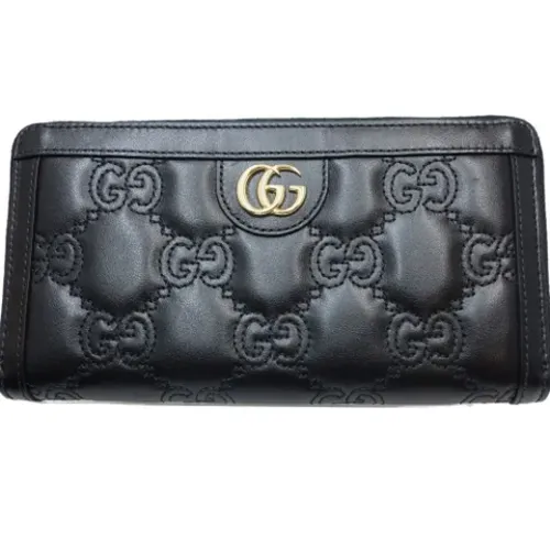 Pre-owned Leather wallets - Gucci Vintage - Modalova