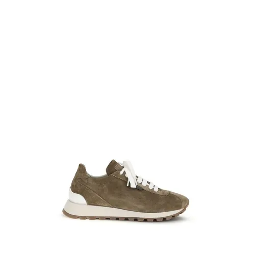 Rubber Platform Sneakers - Brunello Cucinelli - Modalova
