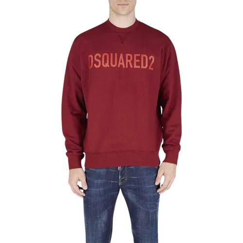 Sudadera de algodón con letras estampadas - Dsquared2 - Modalova