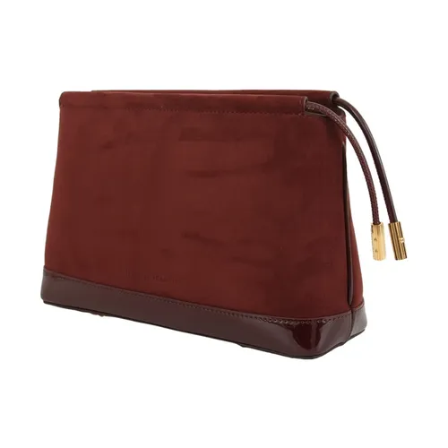 Suede-effect Pouch - Elisabetta Franchi - Modalova