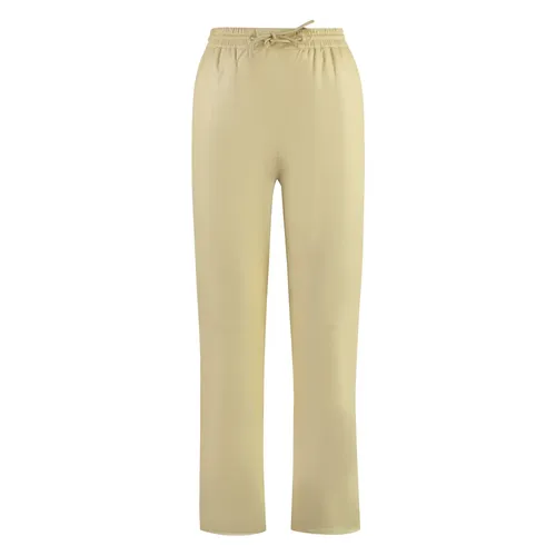 Adjustable Ankle Drawstring Leather Pants - Yves Salomon - Modalova
