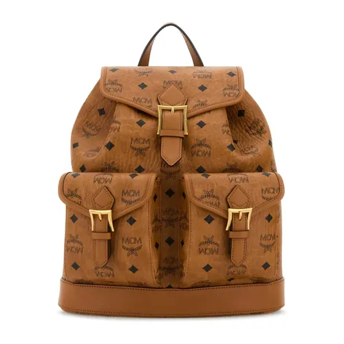 Canvas Printed Backpack - MCM - Modalova