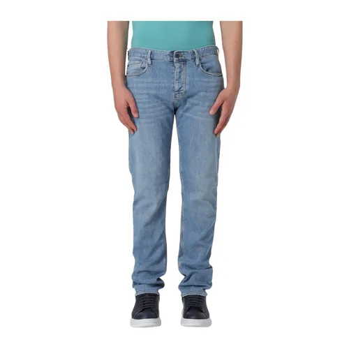 Stone-Washed Casual Jeans - Emporio Armani - Modalova
