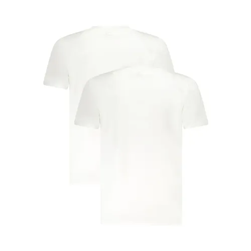 White Cotton Men Crew Neck T-shirt - Tommy Hilfiger - Modalova
