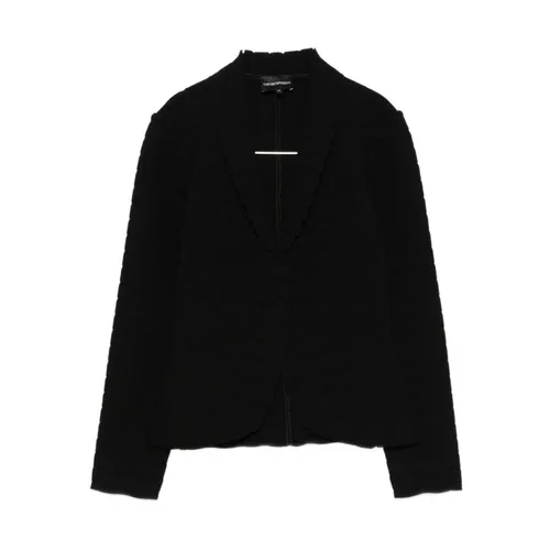 Textured Blazer - Emporio Armani - Modalova