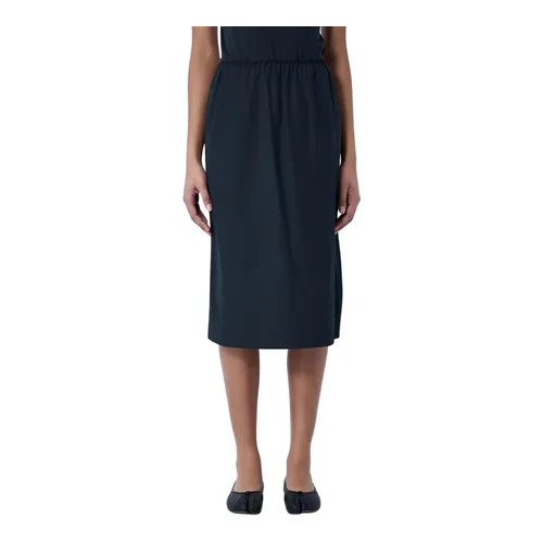 Elasticated Waist Midi Skirt - Rier - Modalova