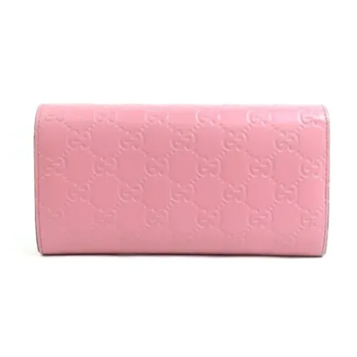 Pre-owned Leather Wallet - Gucci Vintage - Modalova