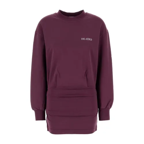 Stretch Cotton Mini Dress - The Attico - Modalova