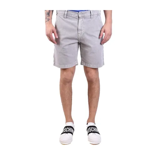 Casual Denim Shorts - Moschino - Modalova